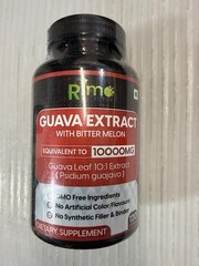 Guava Leaf Extract with Bitter Melon 120 Veg Capsules exp: 1/2027