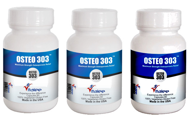 Osteo 303-Arthritis, Osteoporosis Pain Relief Pack (3 bottle 60 cnt)