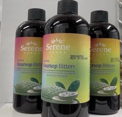 Exotic Soursop Bitters, 100% Pure Natural Organic Detox Herbs 16 oz(3 Bottles)