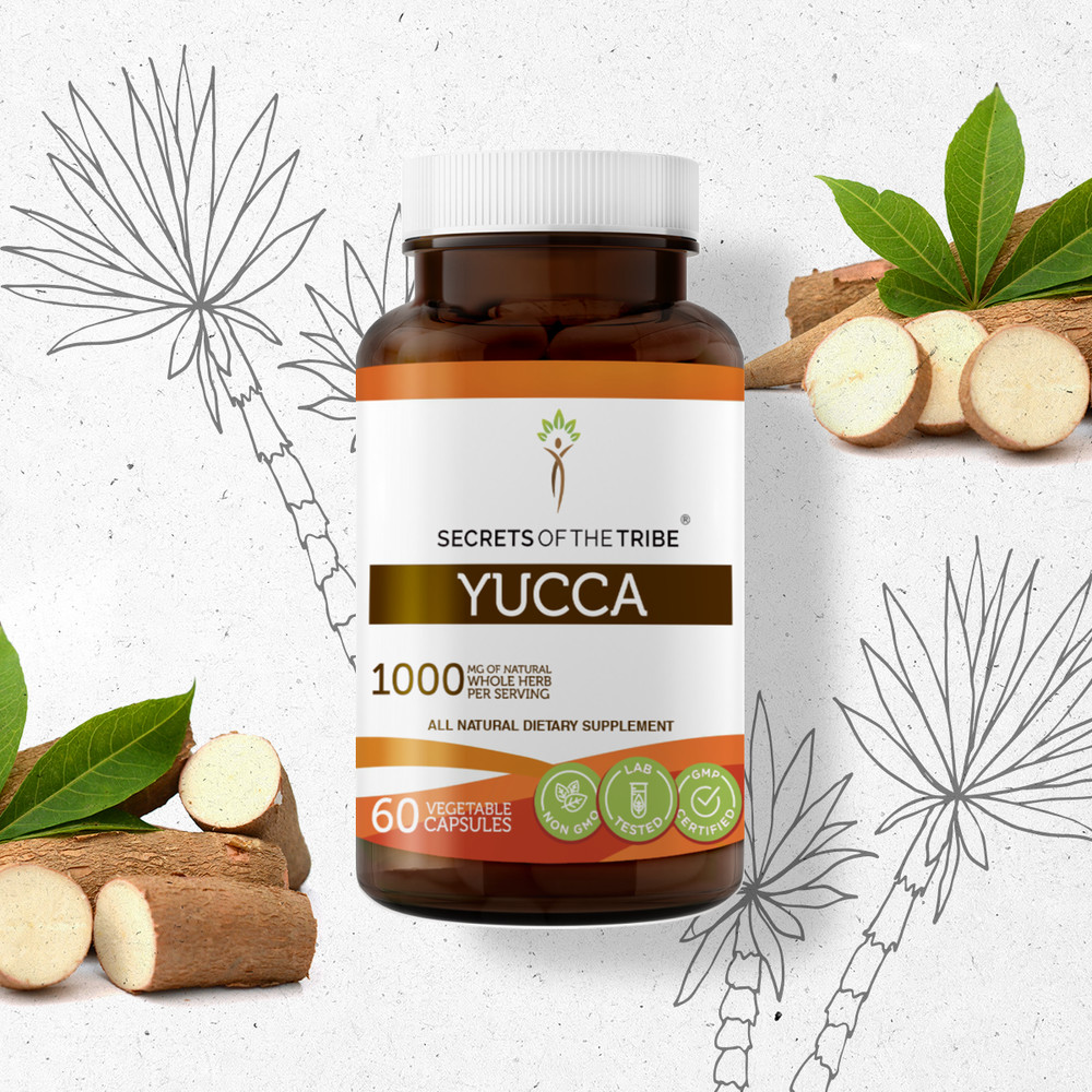 Secrets Of The Tribe Yucca Capsules, 500 mg