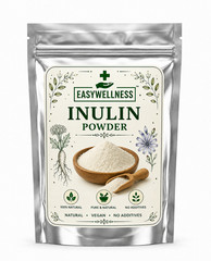 Inulin Powder Prebiotic Fiber Digestive Gut Health Support Natural Supplement