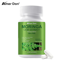 Organic Moringa Capsules – 5000mg Per Serving of Natural Pure Moringa Leaf