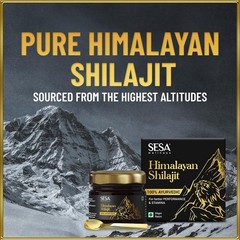 Sesa Himalayan Shilajit Resin 20g Endurance & Immunity – 70%+ Fulvic Acid