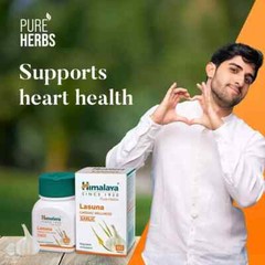 10 X Best Herbal Himalaya Herbal Lasuna 60 Tablets Pack Free Worldwide Shipping