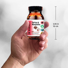 DR WAKDE’S Sariva & Manjistha Capsules | 60 Veg Caps | Ayurvedic Supplement |…