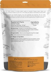 100% Organic Haritaki Powder – Terminalia Chebula -227g / 0.5 LB – USDA Certi…