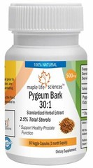 Pygeum Bark Extract Capsules 30:1 High quality Support healthy prostate