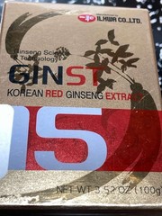 x3 GINST 15 Korean Red Ginseng Extract 100g (3.52oz) NIB