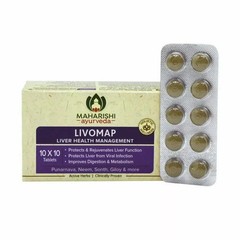 2 x 100 Tablets Maharishi Ayurveda Livomap Herbal Tablet