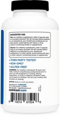 Nutricost ZMA 490mg, 180 Capsules – Gluten Free, Non-GMO, High Quality