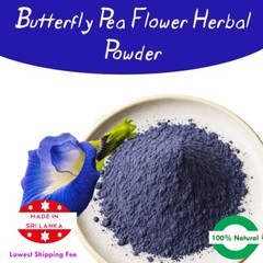Blue Butterfly Pea Flower Powder (Clitoria ternatea) Organic 100% Natural