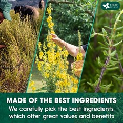 75 Tea Bags – Mullein Leaf, Ginseng, Elderberry, Ginger & Thyme – Lung Cleanse,