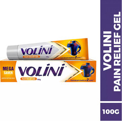 3 X Volini Gel for Pain Relief GEL (Pack of 3 X 100 gm Each) Long Expiry