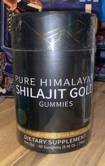 New/Sealed 60 Ct Himiyer Pure Himalayan Shilajit Gummies Energy Brain Immunity