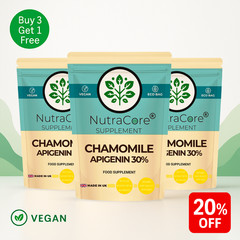 Chamomile Extract Capsules 6000mg-(30% Apigenin)-Sleep Aid & Mood-180Caps