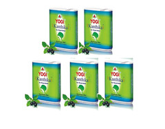 5 x Yogi Kanthika Pills for Throat Relief, Ayurvedic Pills Sugar Free