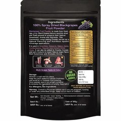 Blackgrape Fruit Powder Original Indian Herb 100% Natural & Pure Juice