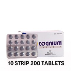 Charak Cognium 200 Tabs (10 Strip) – Long Expiry