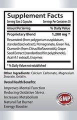 resveratrol capsules – RESVERATROL 1200mg – trans resveratrol powder 3 Bottles