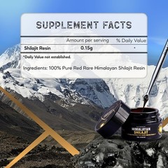 Himalayan Shilajit | Most Potent 60 Days Sundried 40X Pure Himalayan Shilajit+