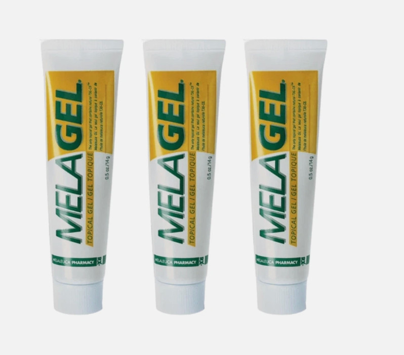 3 Pack MelaGel Topical Balm, First Aid Gel, Melaleuca T36-C5 Oil 0.5oz Tube READ