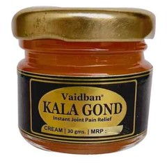 Vaidban Kala Gond CREAM ( Gond Siyah ) 30gm Free & Fast Ship