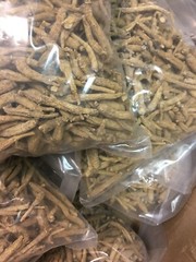 8oz/Bag Premium Wisconsin Long Ginseng正宗美国威州小号長形半野花旗参/西洋参(8安士装)-U.S. Seller