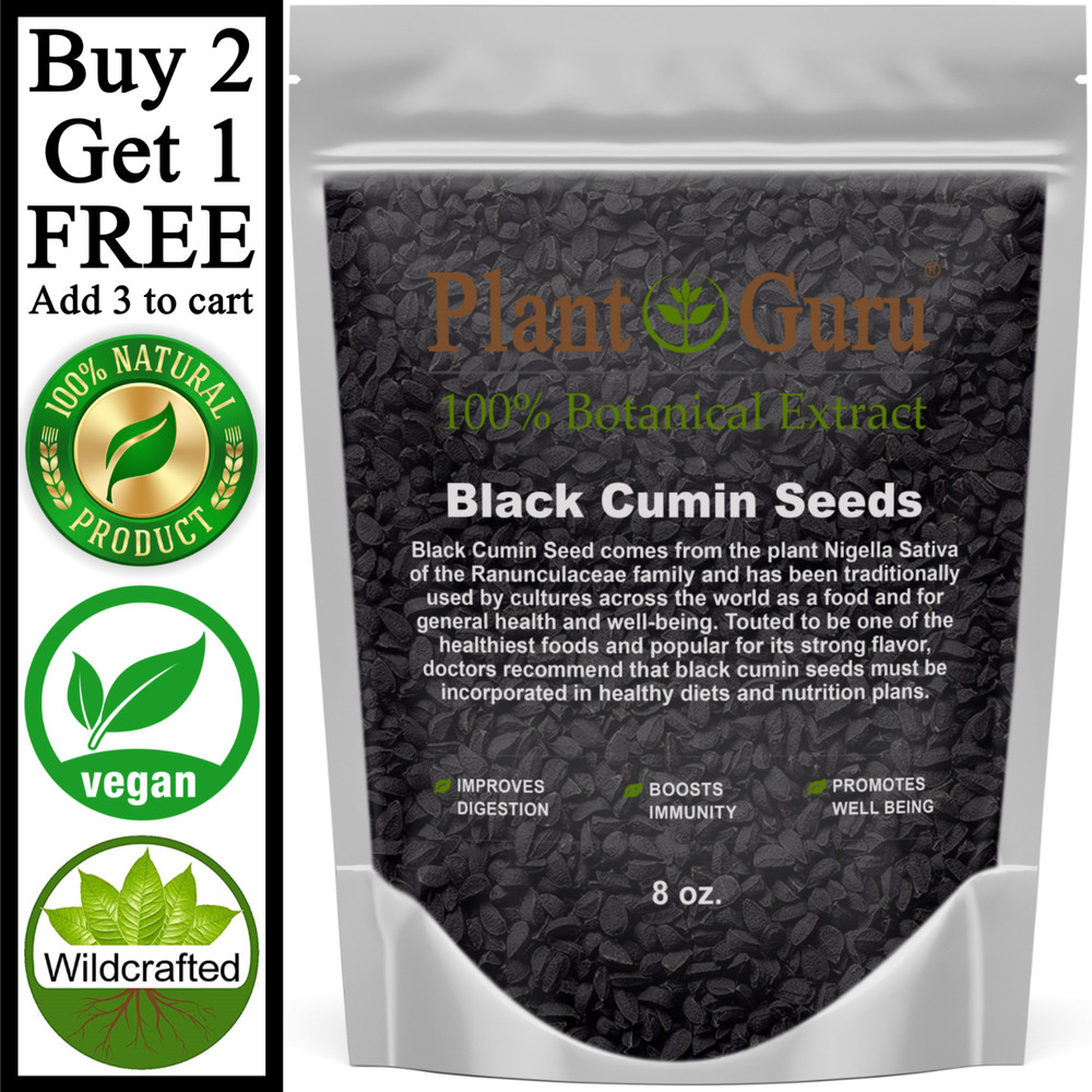 Black Cumin Seeds 8 oz. Whole Seed NIGELLA SATIVA Kalonji Herb Comino Negro