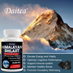 Himalayan Shilaji 2000mg BioPerine for Max Absorption Boost Energy 30/60/120Caps