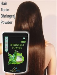 Organic Prime Pure & Natural Bhringraj Powder (Eclipta Alba) Healthy Hair Growth