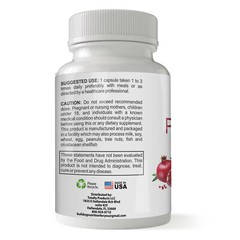 Pomegranate Extract 500 mg Antioxidant Boost 60 Natural Capsules FREE Shipping