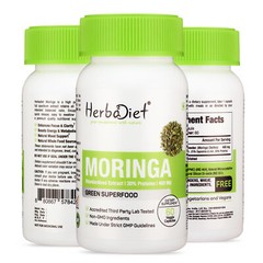 Natural Moringa Capsules Antioxidant Multi Vitamin (5000mg eq) Strong Extract