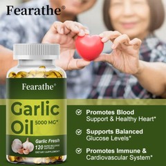 5000mg Garlic Oil Lowers Blood Pressure 30 To 120 Capsules