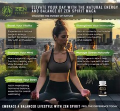 Maca Supplements Desire, Sexual Health, Enhance Stamina & Sex Drive 120 Capsules
