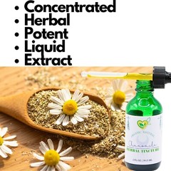 Chamomile Tincture Organic Mega Herbal Liquid Drops Natural Plant-Base 2 oz