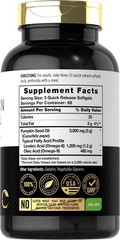 Carlyle Pumpkin Seed Oil Capsules | 3000mg | 200 200 Count (Pack of 1)