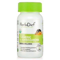 Ashwagandha Turmeric Capsules with Black Pepper Powerful Sleep Stress Immune Aid