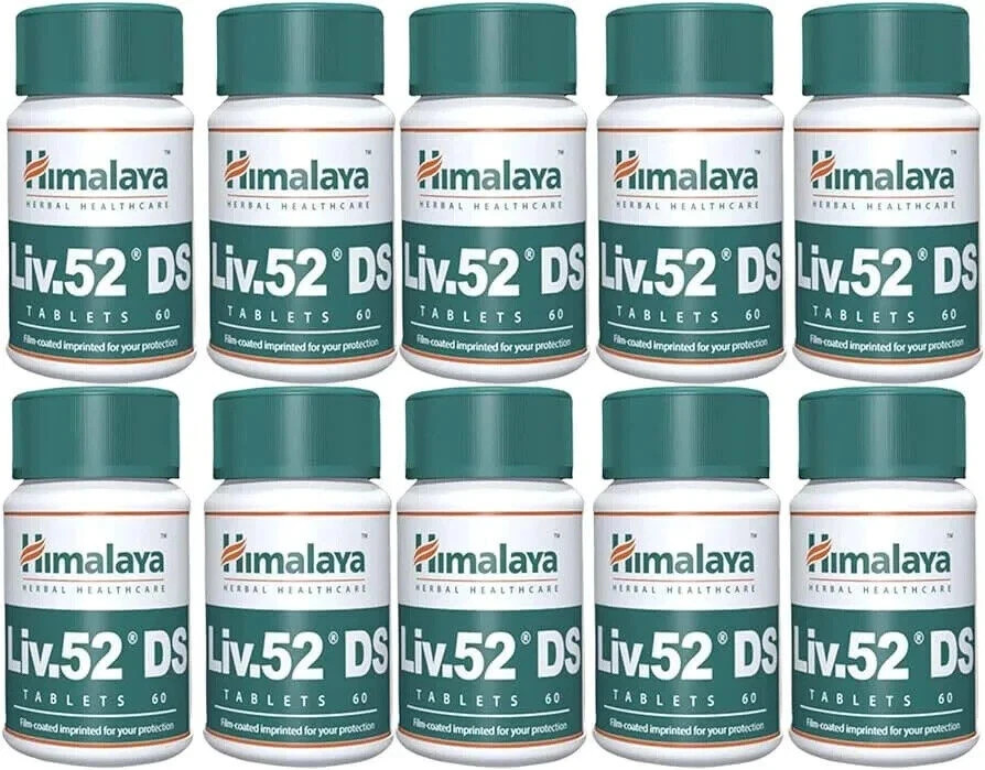 10 bottles 600 tabs Liv 52 DS FREE SHIP expiry 10-2027 FREE & Quick DISPATCH
