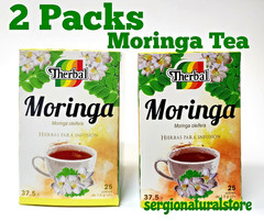 2 Packs TE DE MORINGA TEA 50 BAGS 2grs each Support ENERGY NUTRITION