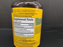 Nature Made Turmeric Curcumin 500mg Herbal Supplement 120 capsules Exp 05/2028