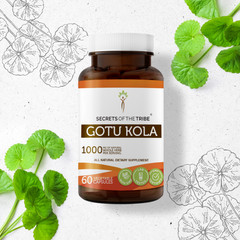 Secrets Of The Tribe Gotu Kola Capsules, 500 mg