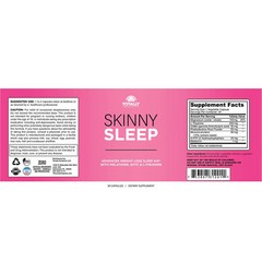 Milk Thistle Extract Liver Supplement & Skinny Sleep Support Weight Management