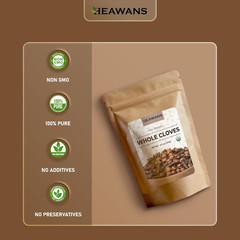 Hand Picked Premium Grade Organic Whole Cloves 4.5 oz, Packed in a USDA certifie
