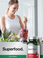 Beet Root Powder Capsules 2000mg | 220 Pills | Herbal Extract | by Horbaach