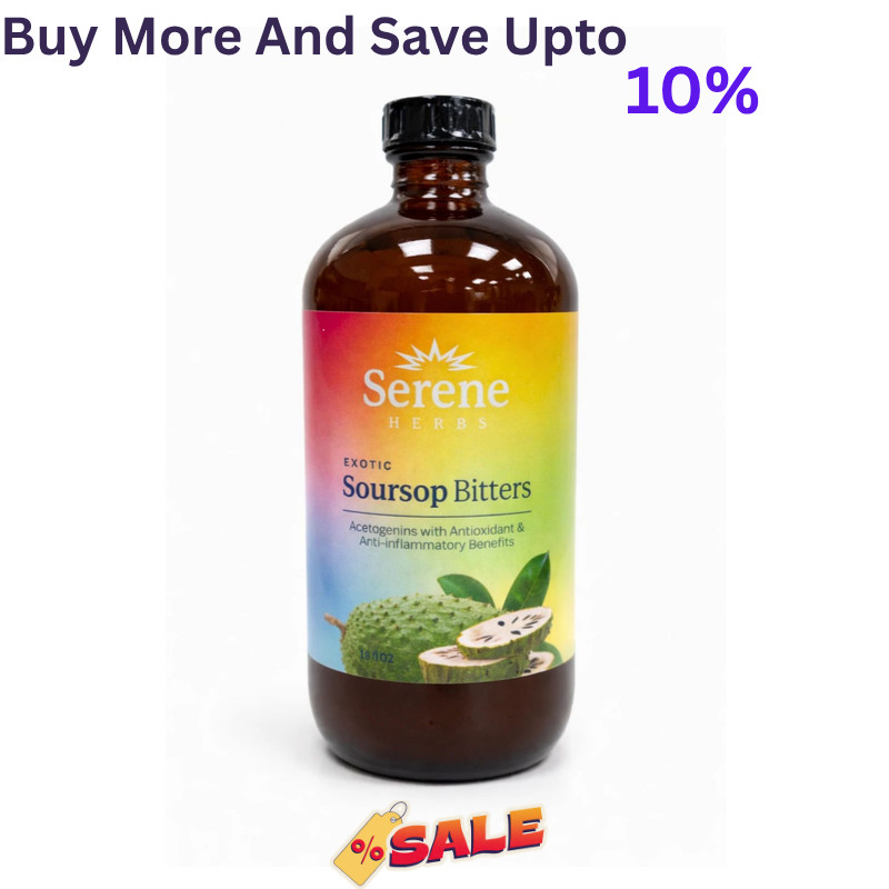 Soursop Bitters Pure 16 oz 100% Natural Detox Herb