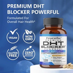 Hair Growth Capsule Saw Palmetto Supplement Hair Vitamins Unisex 120 Pills Vegan
