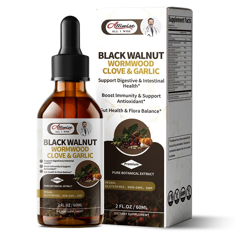 Parasite Cleanse Tincture/Extract-Wormwood,Black Walnut Hull, Clove,Best Quality