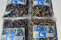 Butterfly pea flower tea organic herb 100% Natural Clitoria ternatea 2oz !!!