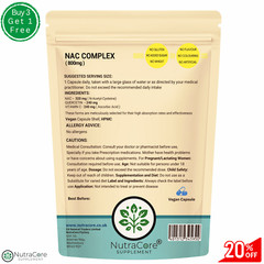 NAC Complex Capsules-800mg (240mg Quercetin,240mg Vitamin C) Lung & Liver-90Caps