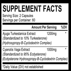 Turkestone Ecdysterone Supplements Support Endurance Energy Muscle Recovery